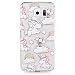 Produktbild MUTOUREN Samsung Galaxy S6 TPU Hülle Schutzhülle Crystal Case Durchsichtig Klar Silikon Transparent Ultradünne Weich Gel Hinten Rückdeckel Kratzfeste Federung Etui Bumper-Einhorn und Ballon