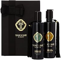 TOUCHE BY FLAVIEN Coffret Cadeau, Shampoing 250ml et Conditioner Volume 250ml