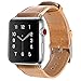 Produktbild Armband für Apple Watch 42mm (44mm Series 4), Apple Watch Armband Leder Armband Vintage Echtleder Uhrenarmband für iWatch Series 4,Series 1, Series 2, Series 3, Apple Watch Sport Edition & Nike+ Brown