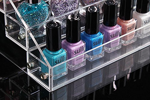 MyBeautyworld24 Nagellackständer Acrylständer Nagellack Lippenstiftständer Aufbewahrung von ca. 60 Nagellackflaschen Nagellackdisplay - 4