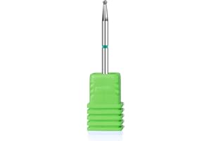 BNG Cuticle Bit Nail Drill for Electric Nails File Professional 1 Pcs Diamond Carbide Cuticle Cleaning Efile Bits Nail Art Replacement Burr Manicure File Tool, Coarse
