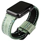 MAIKES Für Apple Watch Armband 44mm 42mm 38mm 40mm, Uhrenarmband Ersatzarmband für iWatch Series 4/3/2/1 (Band for Apple Watch 38mm, Green+Black Buckle)