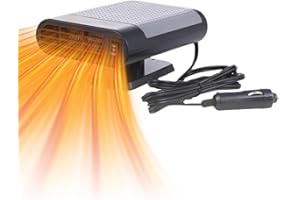 ‎MASO MASO High Power 12V 150W Tragbare Autoheizung für Auto Windschutzscheibe Schneller Heizlüfter Defroster für einfache Schneeentfernung