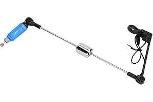 HEADERBS Drop Back Bite Indicators, Fishing Bite Alarm Signal Device Hanger Swing Bite Indicators European Alarms Accessory with Light