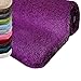 Produktbild casa pura Badematte | kuscheliger Hochflor | Rutschfester Badvorleger | viele Größen | zum Set kombinierbar | Öko-Tex 100 Zertifiziert | 60x100 cm | Purple Violet (lila)