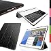 Produktbild igadgitz Schwarz PU Ledertasche Hülle Smart Cover für Samsung Galaxy Tab S 10.5" SM-T800 mit Multi-Winkel Betrachtungs + Auto Sleep/Wake + Displayschutzfolie