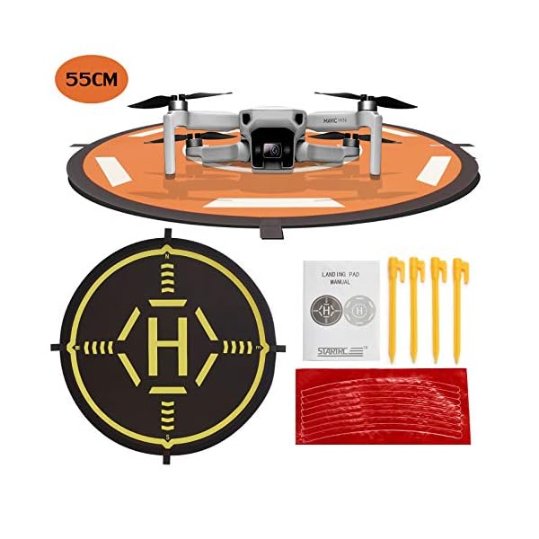 STARTRC Drone Landing Pad Dobladillo Plegable Universal Función para dji Mini 2/Mavic 2 Pro/Zoom/Mavic Air 2/Mavic Pro…