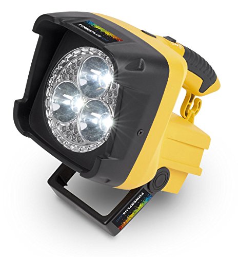 Wiederaufladbare zweifarbige LED-Spotleuchte Arbeitslampe Signallampe Handlampe – POWLI450 - 3