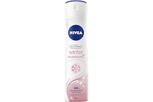 ‎NIVEA NIVEA Winter Moment dezodorant w sprayu (150 ml), dezodorant z ochroną antyperspirantem 48 h, skuteczny antyperspirant o zimowym zapachu i silnej formule