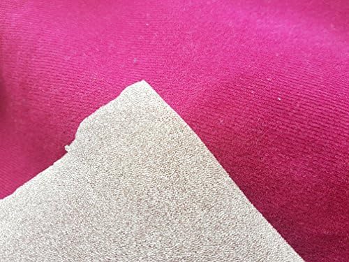 Brushed Foam Nylon Fabric Material for Interiors and Lining Display Textile Burgundy