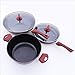 Produktbild Eisen Cast Pot Eisentopf Bratpfanne Wok Suppentopf Smokeless Household Camping Set 3 Stück Set