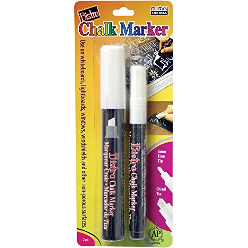 Uchida Bistro Chalk Marker Set 2/Pkg-White