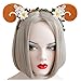 Produktbild SODIAL(R) Spitze Ziegen Horn Ohr stirnband Maedchen Haar Band neuer Kopf Wrape Frauen Maedchen Haar Zusaetze Prinzessin Karikatur Stirnband (orange)