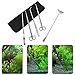 Produktbild Xcellent Global Aquarium Set Edelstahl Aquarium Tank Wasserpflanze Werkzeuge Aquascaping Sets Pinzetten Scheren Spatel - 5 Werkzeuge PC035