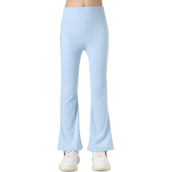 Schlaghose Mädchen Cross Waist Yogahose Blickdicht Produktbild-Vorschau 5