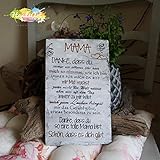 Shabby Style Holzschild - Mama ~ DANKE, dass du...(MIR)