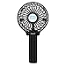 Produktbild MaiMai Mehrzweck USB-Schreibtisch-Fan, wiederaufladbar Fan, Mini Fan, Clip auf Fan, Handheld Fans Kühlung für Office Home Camping Outdoor Aktivitäten (3 Speed Einstellungen) schwarz