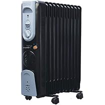 V-Guard OFR - 11 FIN 2900-Watt Oil Filled Radiator RH11F (Black) :  Amazon.in: Home u0026 Kitchen