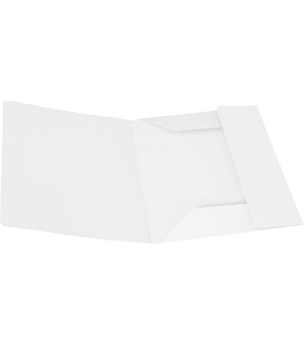 Cartelline Elba Gio - Confezione Da 50, Formato A4, Cartoncino 180g, Colore Bianco, Capacit&agrave; 100 Fogli