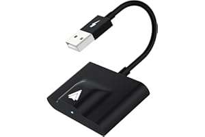 SIXRIVER Android Auto Wireless Adapter für OEM Werksverkabelte Android Auto, Plug & Play Einfache Einrichtung Dongle für Android Phones Konvertieren Wired Android Auto zu Wireless