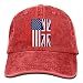 Produktbild flys Baseballmütze British American Flag Unisex Golf Hats Einstellbare Papa Hut