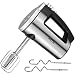 Produktbild Aicok Handmixer, Handrührer mit 6 Geschwindigkeitsstufen 300W, Handrührgerät mit Turbostufe, Schwarz/Silber