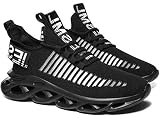 Men's Air Series Mesh Casual/Walking/Running/Gymwear/Lightweight Shoes (Black, Numeric_6)