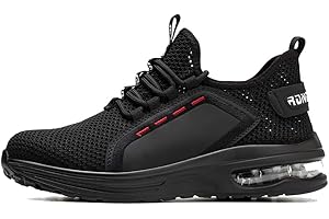 Rona Shoes Chaussures de Sécurité Baskets de Sécurité Chaussure de Travail Légère Confortable Femme Homme