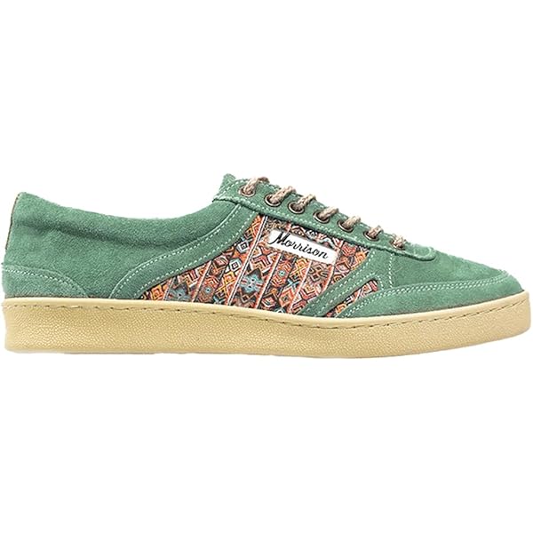 Morrison - Sneaker - model Cherokee - heren en dames - splitleer en suède - Unisex - handgemaakt Spanje - bruin, kastanjebruin en crème - maat, List Marron Granaatrode crème, 44 EU Morrison - Sneaker - model Cherokee - heren en dames - splitleer en suède - Unisex - handgemaakt Spanje - bruin, kastanjebruin en crème - maat, List Marron Granaatrode crème, 44 EU