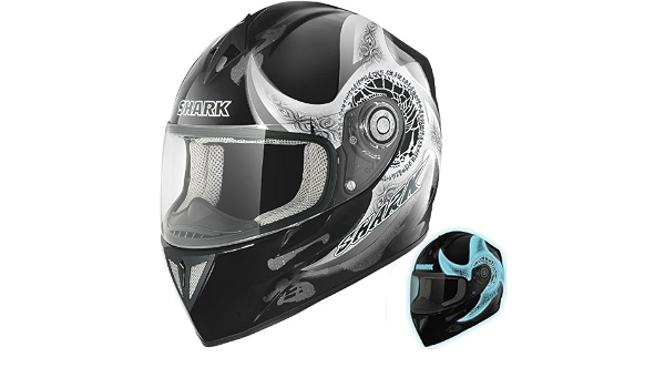 Shark RSI Shinto lumi casco moto, Black, 57-58 cm (M) : Amazon.it: Auto e  Moto