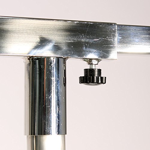 Industrie Kleiderständer für professionellen Kleiderstange Garderobenständer ausziehbar bis 220 cm breit stabil - 5