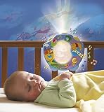 TOMY Nachtlicht Kinderzimmer „Winnie Puuh Traumshow“ mehrfarbig – Einschlafhilfe für Babys mit Musik – vereint Babyspieluhr und Schlummerlicht – ab 0 Monate - 3