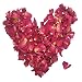 Produktbild Ldoux 100 Gramm getrocknete Rosenblätter rote echte Blume Rose Petal für Bad Fußbad Hochzeit Konfetti Handwerk Zubehör
