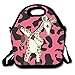 Produktbild Dozili süßer Tanz-Dab Hip Hop Giraffe große und dicke Neopren-Lunch-Taschen, isolierte Lunch-Tasche, Kühltasche, warm, mit Schultergurt, für Damen, Teenager, Mädchen, Kinder, Erwachsene