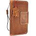 Produktbild Genuine Full Leder Hand Made Schutzhülle für Samsung Galaxy S9 Book Wallet spezielle Schließung Luxus Magnet Cover Karten Slots Vintage Schwarz daviscase S 9