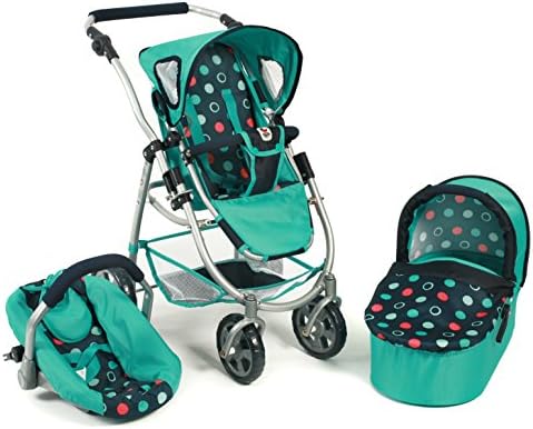 CHIC 2000 Bayer All in Emotion Combi Dolls Pram (Menta)