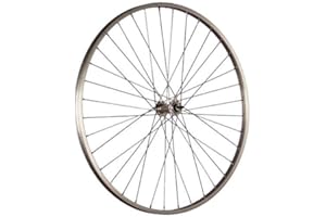 Taylor-Wheels 28 Pouces Roue Avant vélo Acier Inoxydable 622-19 36 Trous Argent