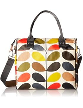 Etc By Orla Kiely Classic Multi Stem Zip Messenger, Damen Umhängetaschen