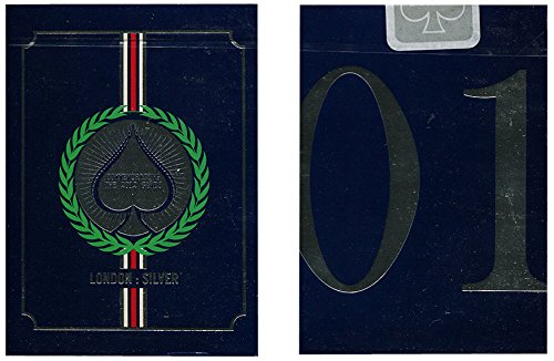 Preisvergleich Produktbild MMS London 2012 Playing Cards by Blue Crown Trick, Silver