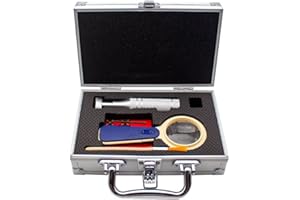 Toplionace QFH-A Tester di Adesione per Taglierina Incrociata, Kit Tester per Taglio Incrociato Rivelatore Portatile per Superficie di Verniciatura a Vernice con Lama da 1/2/3mm (CNC0009)