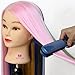 Neverland Beauty 30" Super Long Cosmetology Mannequin Head 100% Synthetic Hair Rainbow Color, Practice Training Hair Styling Mannequin Head with Table Clamp Holder UK Stock