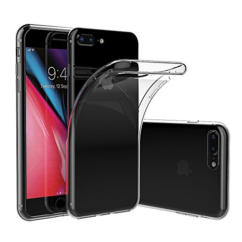 iphone 7 Plus Hülle, Elekin iphone 7 Plus Schutzhülle - [Anti-Kratzer] [Durchsichtige] für iphone 7 Plus Hülle Silikon