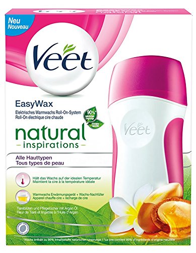 Veet EasyWax, elektr. Warmwachs Roll-On-System für alle Hauttypen