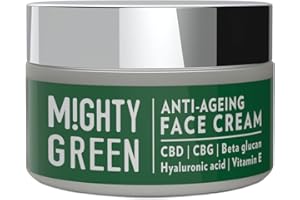 Mighty Green: Skin rejuvenation and recovery cream, CBG, Beta-glucan, Neem Oil & Evening Primrose Oil (50ml)