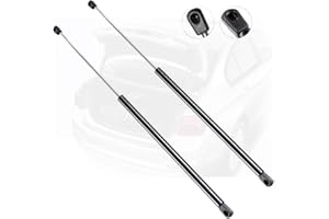 BECKBERG Pair of Rear Window Glass Gas Struts Lift Trunk Supports Shock Struts 55076310 Compatible With Wrangler TJ SUV 1997-2006 55076310AB