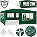 Produktbild Kesser® Festzelt 3x6m | Pavillon | mit 6 aufrollbare Seitenwände | Gartenzelt | Partyzelt | wasserabweisend wasserdicht | UV-Schutz 50 + | Ideal für Garten, Terrasse, Party, Veranstaltung | Grün