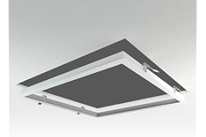 LONGLIFE LED GMBH BY HK LongLife LED Panel Einbaurahmen 62x62cm weiß Deckeneinbau Montagerahmen für Rigipskartondecke
