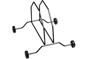 MV-TEK Reggiciclo Singolo a rotelle in Ferro Wheel Kickstand Single Iron