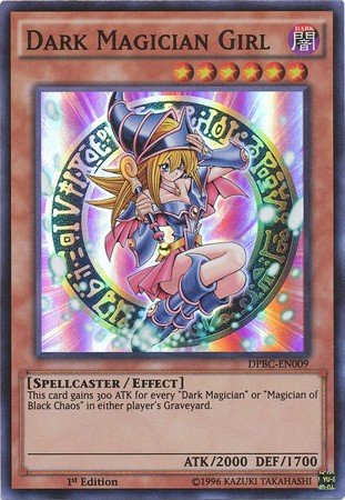 Yu-Gi-Oh! - Dark Magician Girl (DPBC-EN009) - Duelist Pack 16: Battle City - 1st Edition - Super Rare