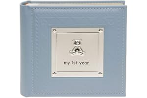 Shudehill Giftware Album Photo – My First Year Photo Bébé Garçon Bleu Album-77802
